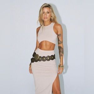 Princess Polly Two Piece Ellie Set in Beige